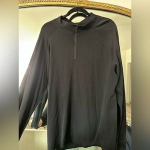 Men’s Black Fabletics Quarter Zip Pullover